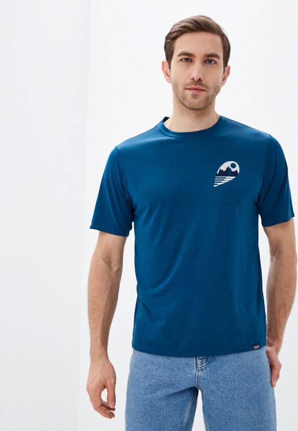 

Футболка спортивная Patagonia, Синий, M's Cap Cool Daily Graphic Shirt