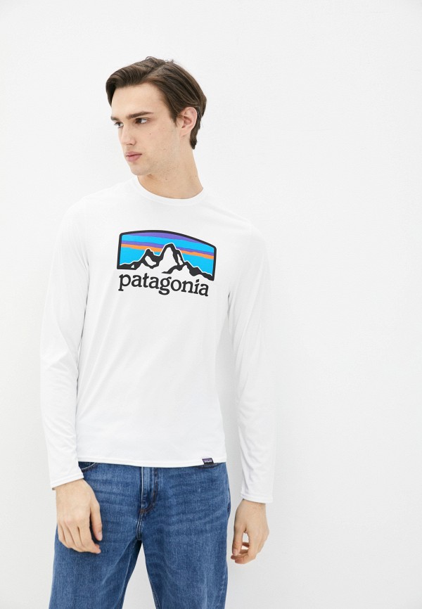 

Лонгслив спортивный Patagonia, Белый, M's L/S Cap Cool Daily Graphic Shirt