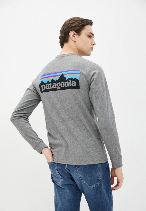 

Лонгслив Patagonia, Серый, M's L/S P-6 Logo Responsibili-Tee
