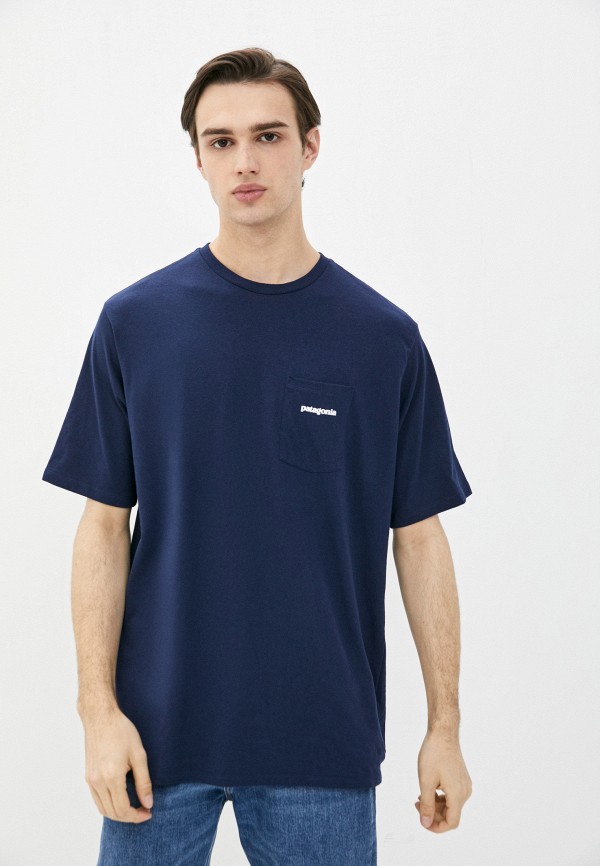 

Футболка Patagonia, Синий, M's P-6 Logo Pocket Responsibili-Tee