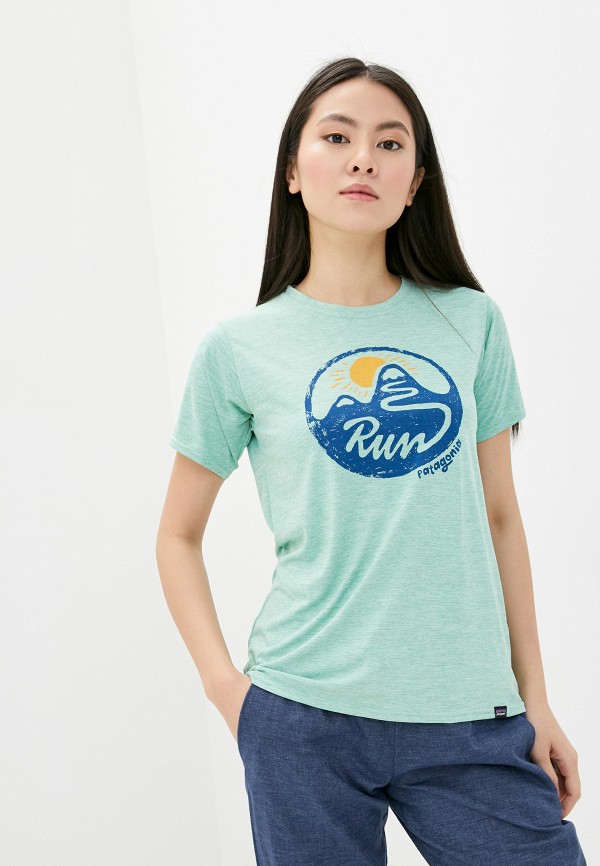 

Футболка Patagonia, Бирюзовый, W's Cap Cool Daily Graphic Shirt