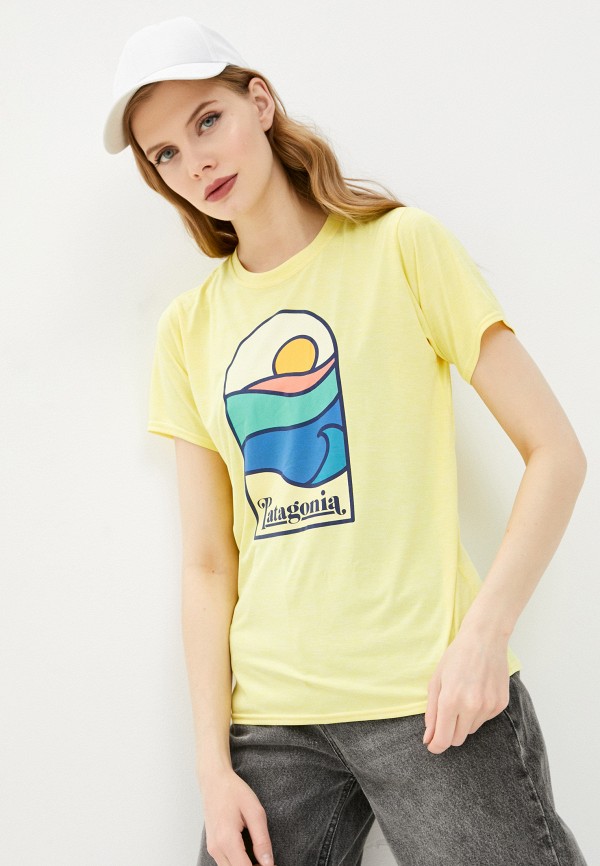 

Футболка Patagonia, Желтый, W's Cap Cool Daily Graphic Shirt
