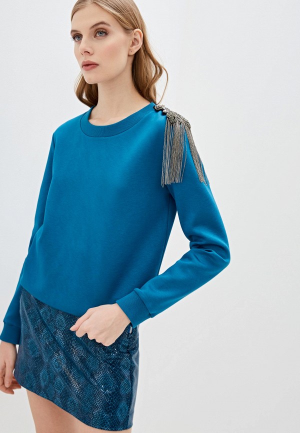 

Свитшот Patrizia Pepe, Бирюзовый, Patrizia Pepe PA748EWHZQG9