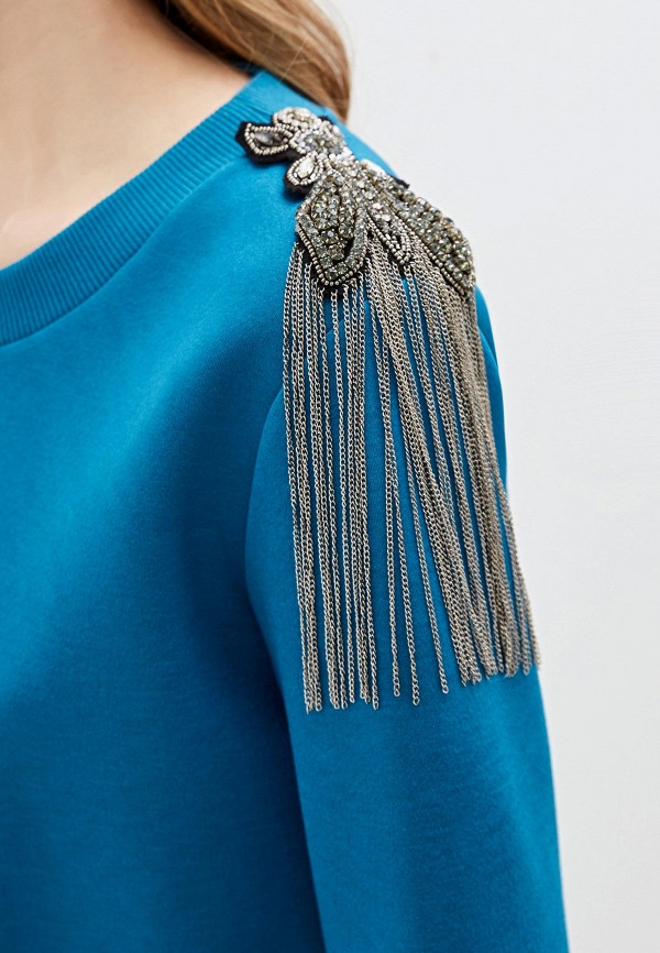 

Свитшот Patrizia Pepe, Бирюзовый, Patrizia Pepe PA748EWHZQG9