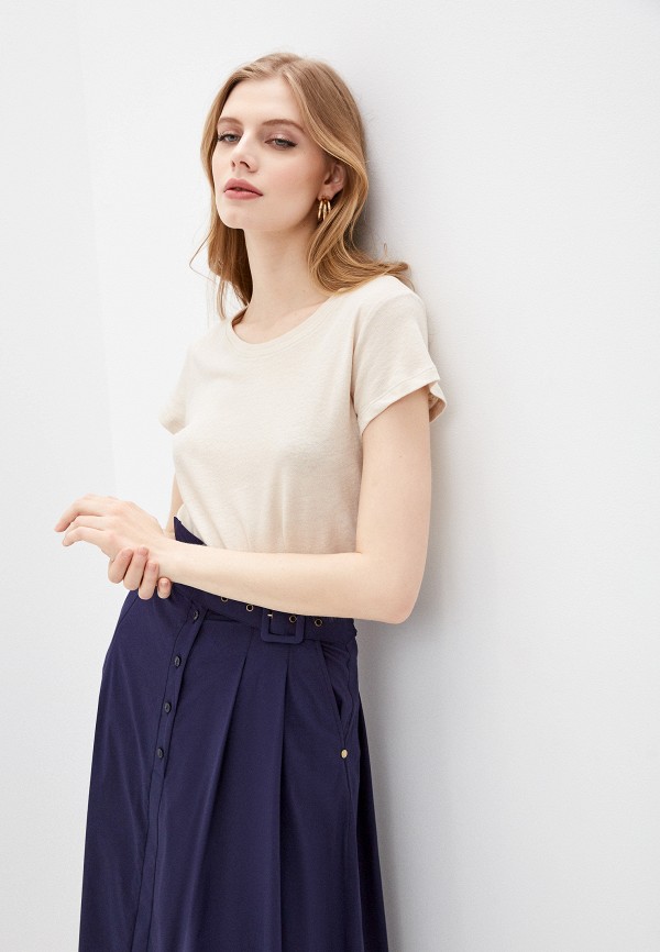 

Футболка Patrizia Pepe, Бежевый, Patrizia Pepe PA748EWILLS6