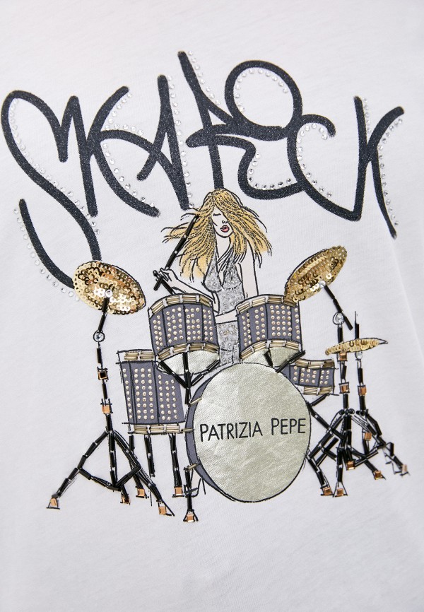 

Футболка Patrizia Pepe, Белый, Patrizia Pepe PA748EWKMQM0