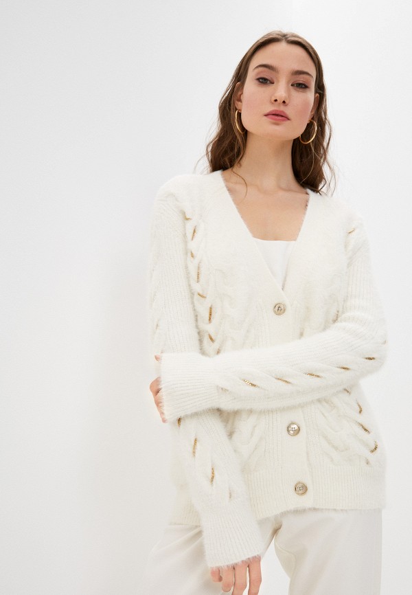 

Кардиган Patrizia Pepe, Белый, Patrizia Pepe PA748EWLULO4