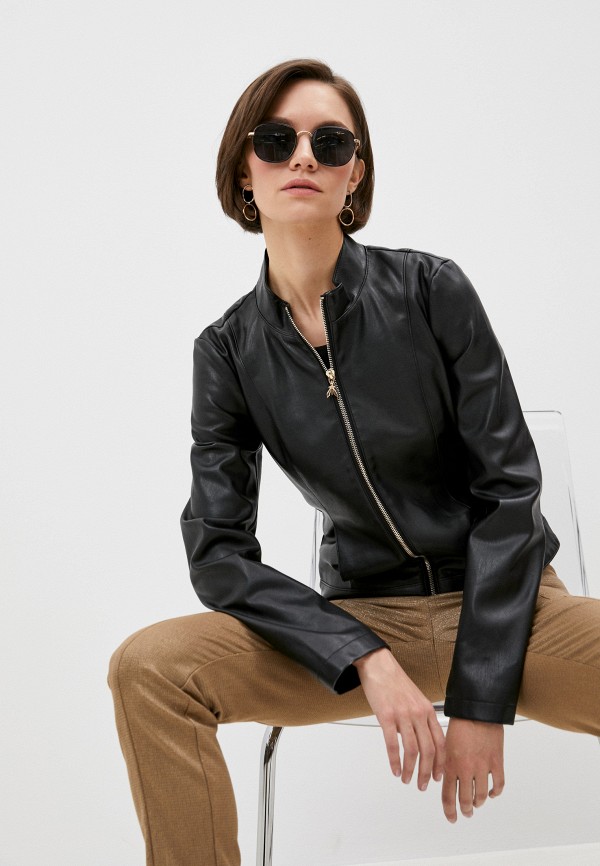 

Куртка кожаная Patrizia Pepe, Черный, Patrizia Pepe PA748EWLWBA8