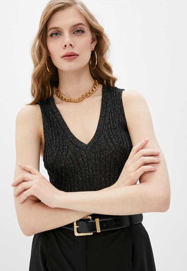 

Топ Patrizia Pepe, Черный, Patrizia Pepe PA748EWMDBI1