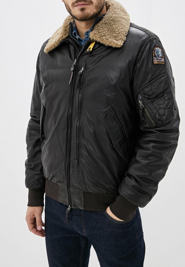 

Куртка кожаная Parajumpers, Коричневый, JOSH LEATHER