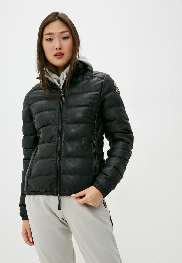 

Куртка кожаная Parajumpers, Черный, Jodie leather
