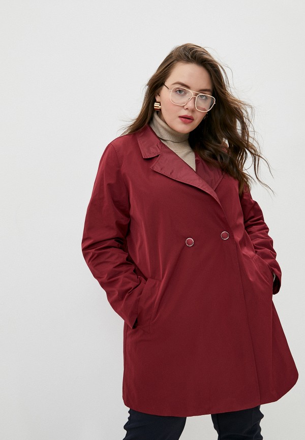 

Плащ Persona by Marina Rinaldi, Бордовый, REVERSIBLE