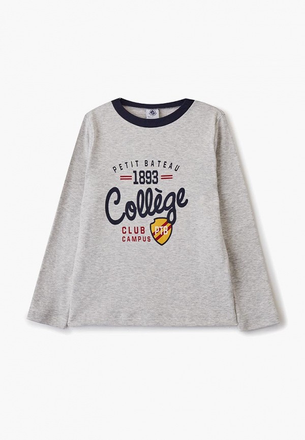 

Лонгслив Petit Bateau, Серый