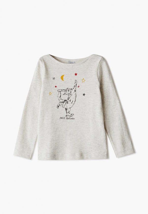 

Лонгслив Petit Bateau, Серый