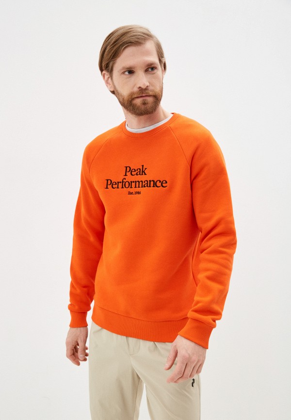 

Свитшот Peak Performance, Оранжевый, M Original Crew