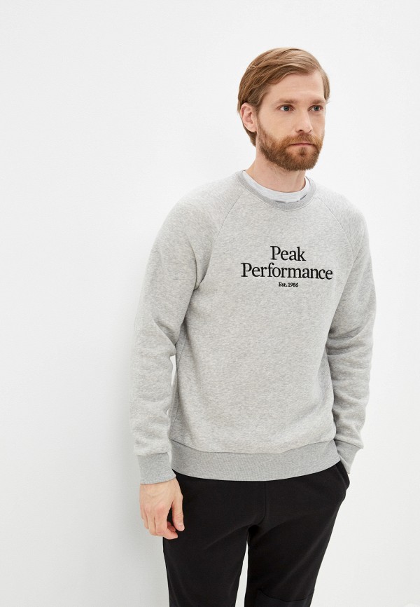 

Свитшот Peak Performance, Серый, M Original Crew