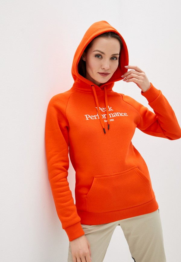 

Худи Peak Performance, Оранжевый, W Original Hood