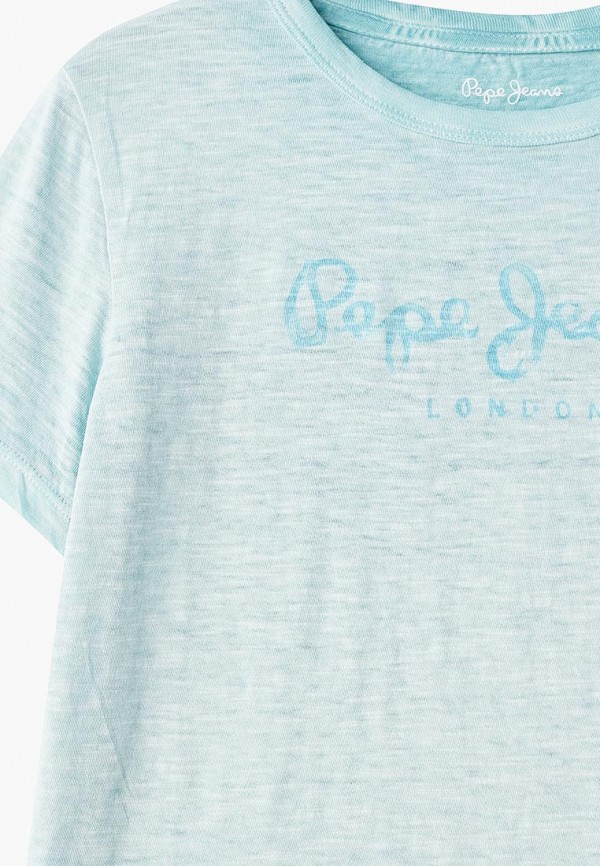 

Футболка Pepe Jeans; Pepe Jeans PE299EBETFN8, Бирюзовый