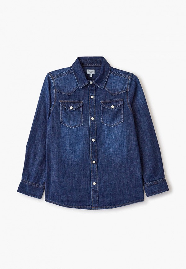 

Рубашка джинсовая Pepe Jeans, Синий, ISAAC