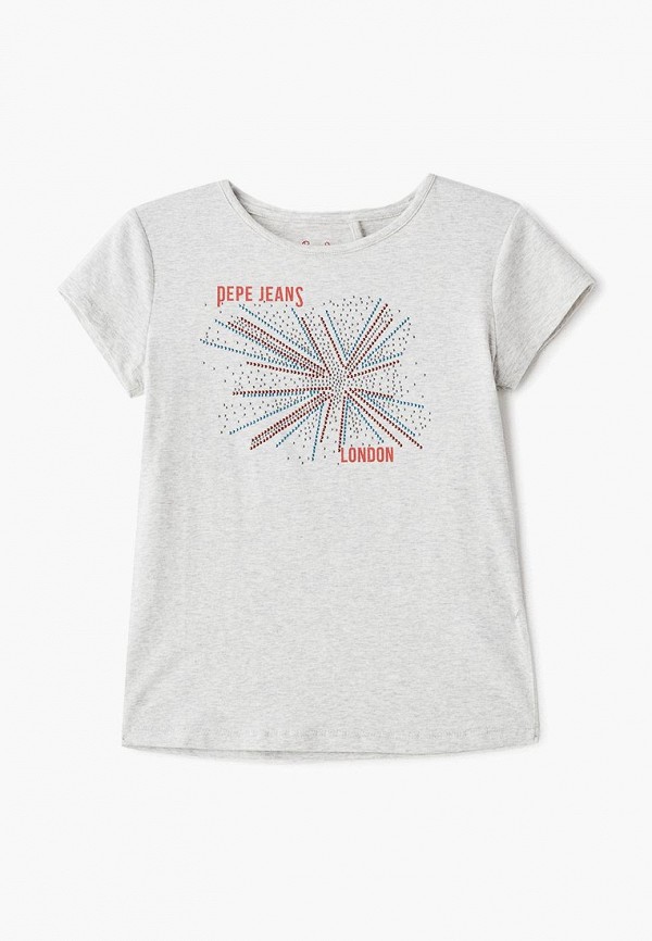 

Футболка Pepe Jeans, Pepe Jeans PE299EGETFQ7, Серый