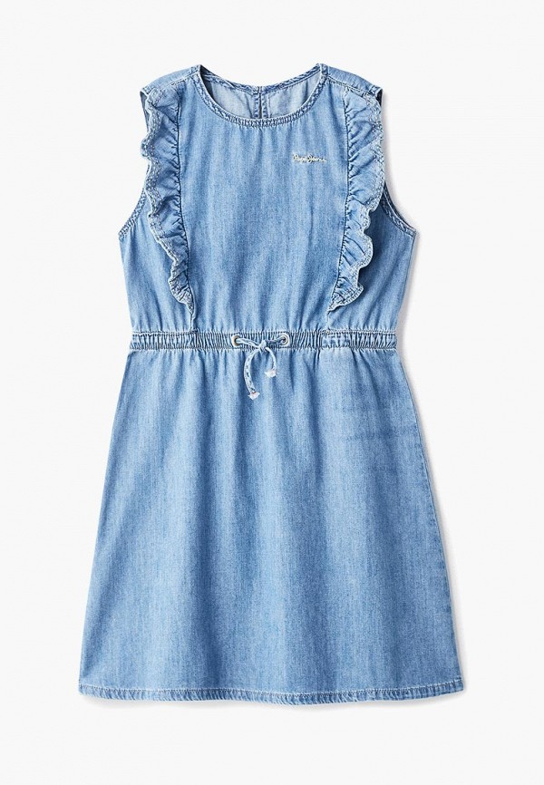 

Платье джинсовое Pepe Jeans, Pepe Jeans PE299EGETFQ8, Голубой
