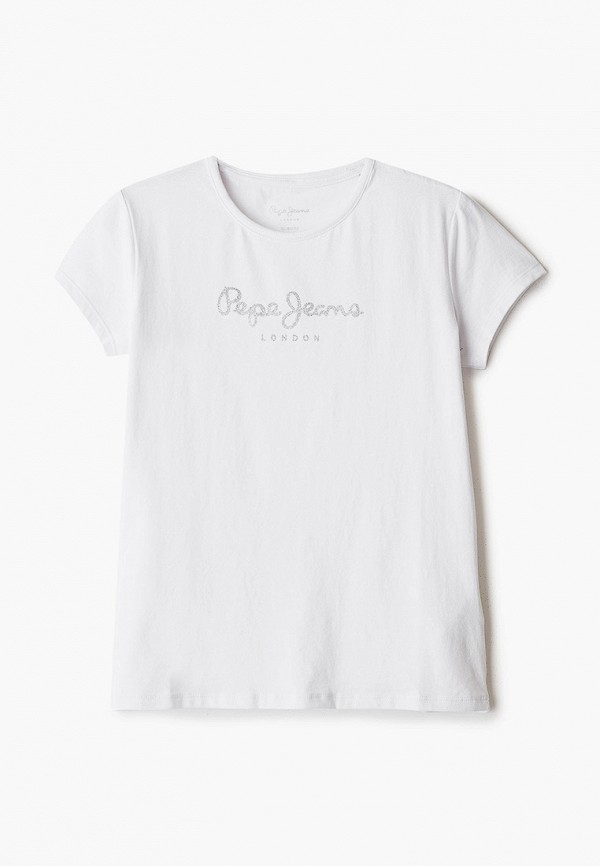 

Футболка Pepe Jeans, Белый, HANA GLITTER S/S