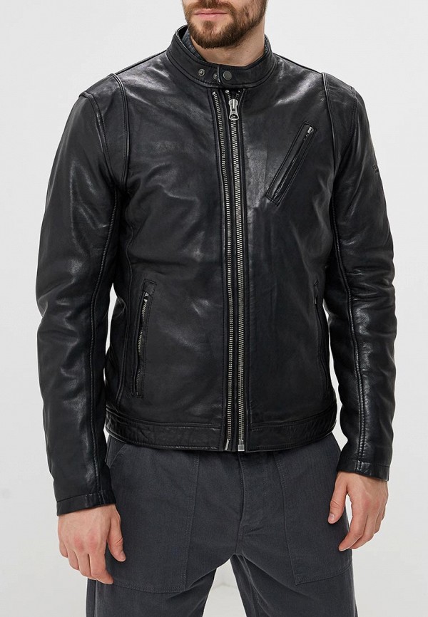 

Куртка кожаная Pepe Jeans, Черный
