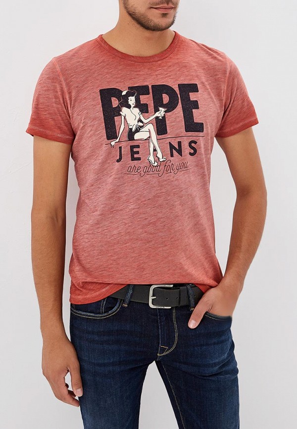 

Футболка Pepe Jeans, Красный