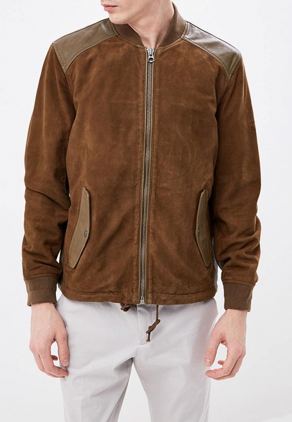 

Куртка кожаная Pepe Jeans, Коричневый, Pepe Jeans PE299EMDHGF6
