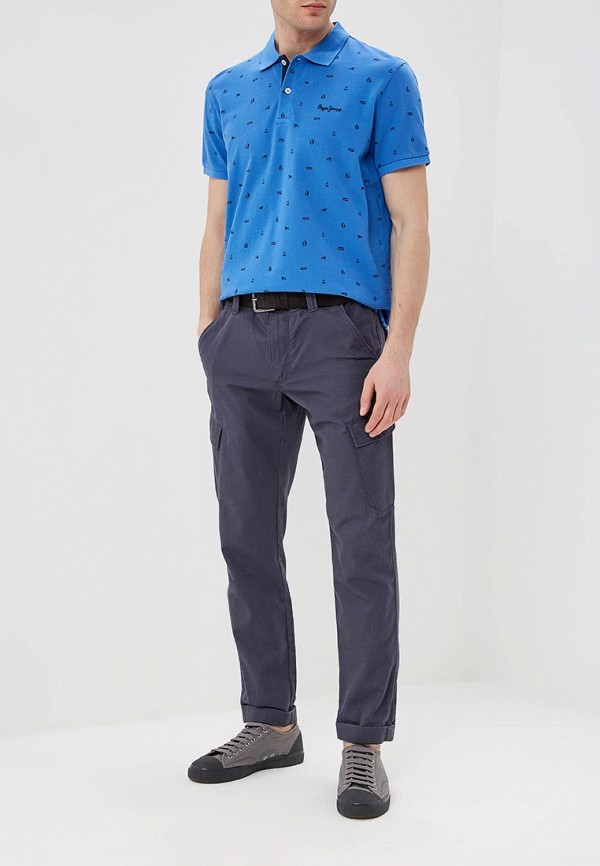 

Поло Pepe Jeans; Pepe Jeans PE299EMEPWY2, Синий