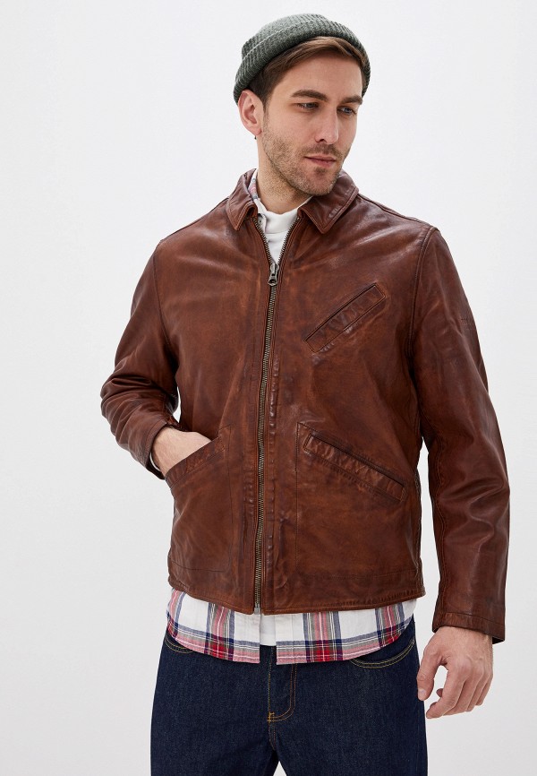 

Куртка кожаная Pepe Jeans, Коричневый