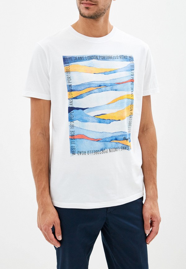 

Футболка Pepe Jeans, Белый, Pepe Jeans PE299EMFWBF5
