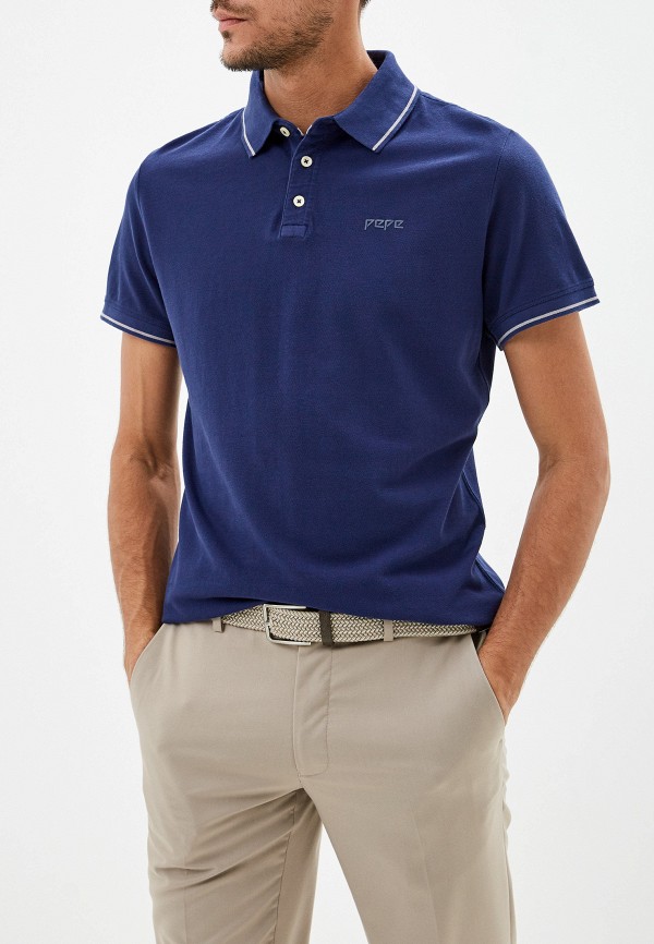 

Поло Pepe Jeans, Синий, Pepe Jeans PE299EMFWBG9