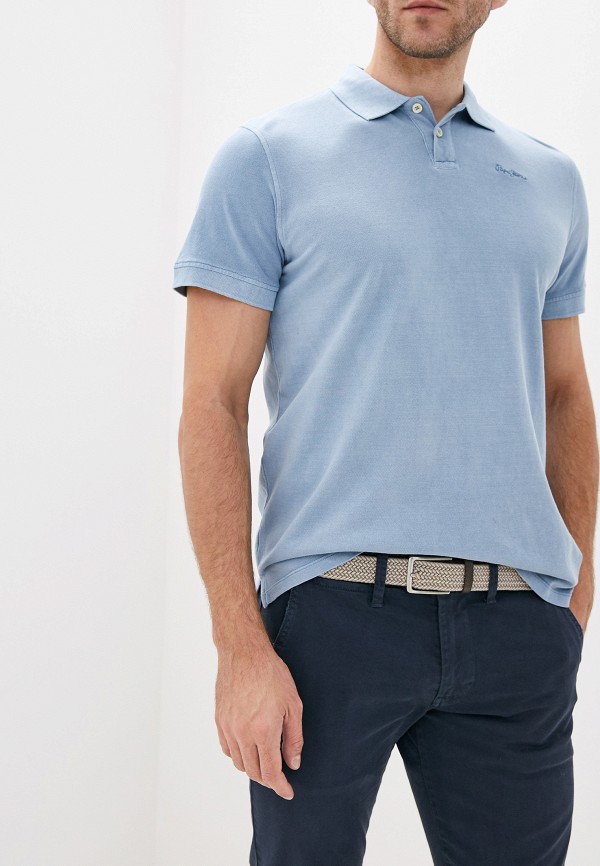 

Поло Pepe Jeans, Голубой, Pepe Jeans PE299EMFWBH0