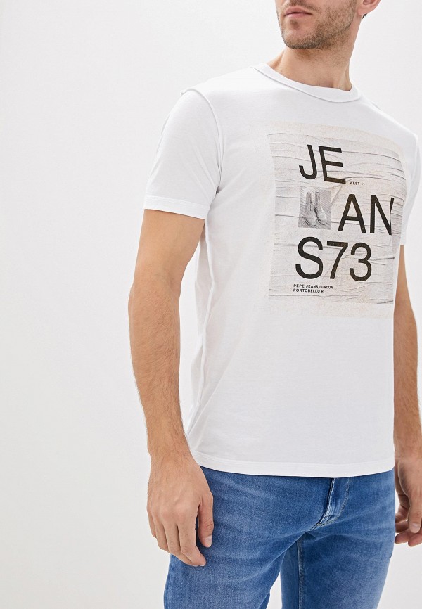 

Футболка Pepe Jeans, Белый, Pepe Jeans PE299EMFWWM8