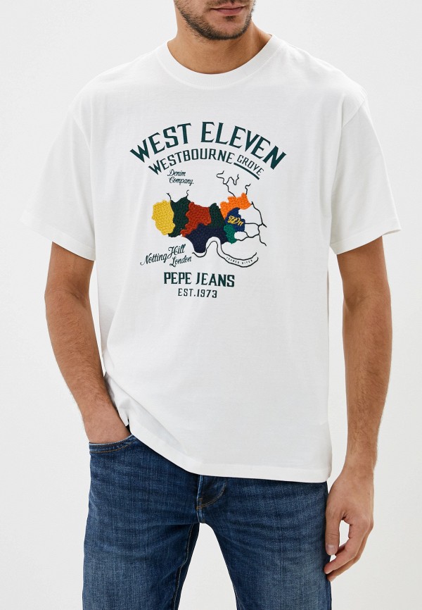 

Футболка Pepe Jeans, Синий, Pepe Jeans PE299EMFWWN7