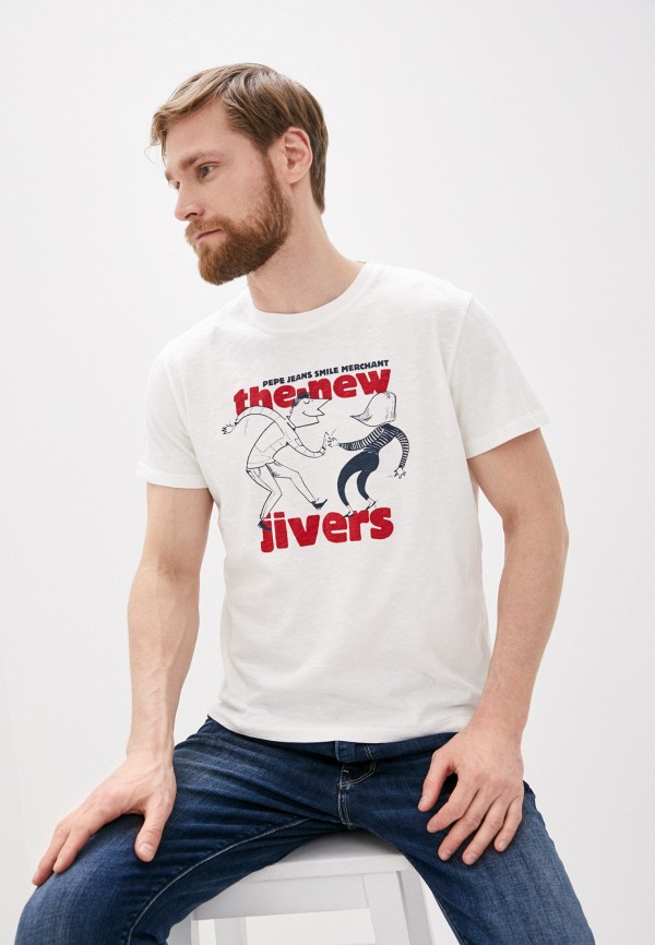 

Футболка Pepe Jeans, Белый, BRENT