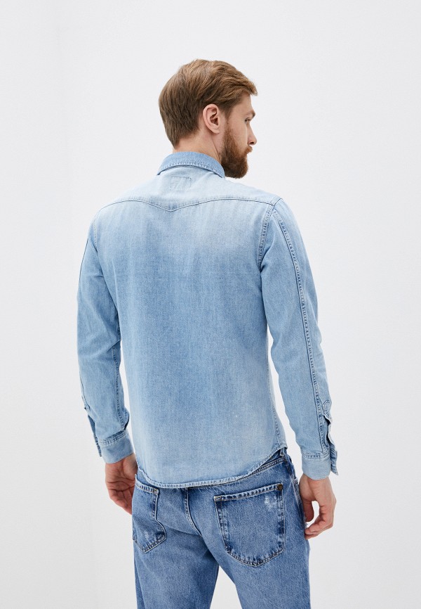 

Рубашка джинсовая Pepe Jeans, Голубой, Pepe Jeans PE299EMIDZL1