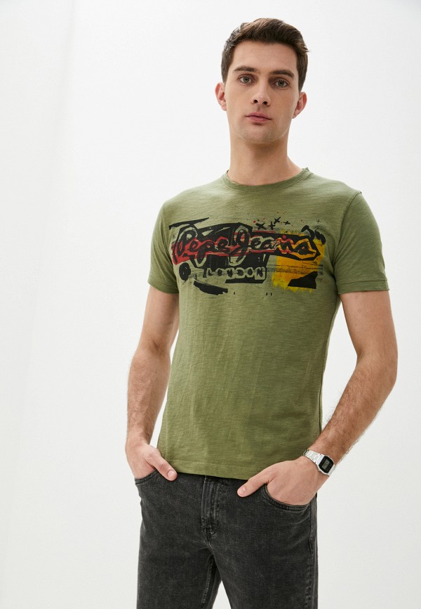 

Футболка Pepe Jeans, Хаки