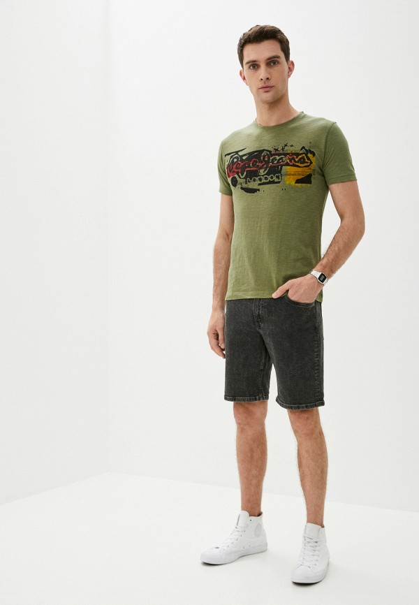 

Футболка Pepe Jeans, Хаки, Pepe Jeans PE299EMIDZM1