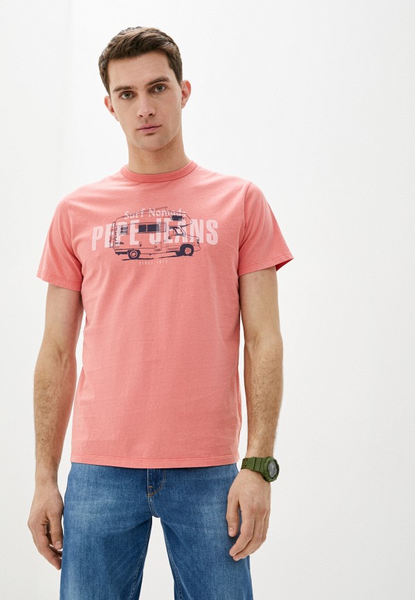 

Футболка Pepe Jeans, Розовый, Pepe Jeans PE299EMIDZO0