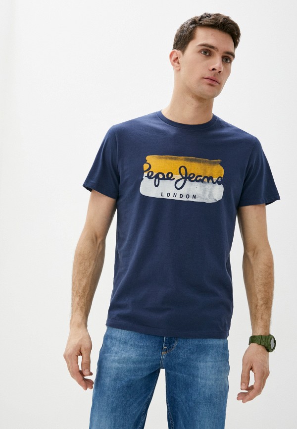

Футболка Pepe Jeans, Синий, Pepe Jeans PE299EMIDZO1