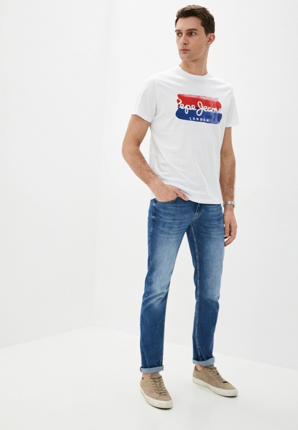 

Футболка Pepe Jeans, Белый, Pepe Jeans PE299EMIDZO2