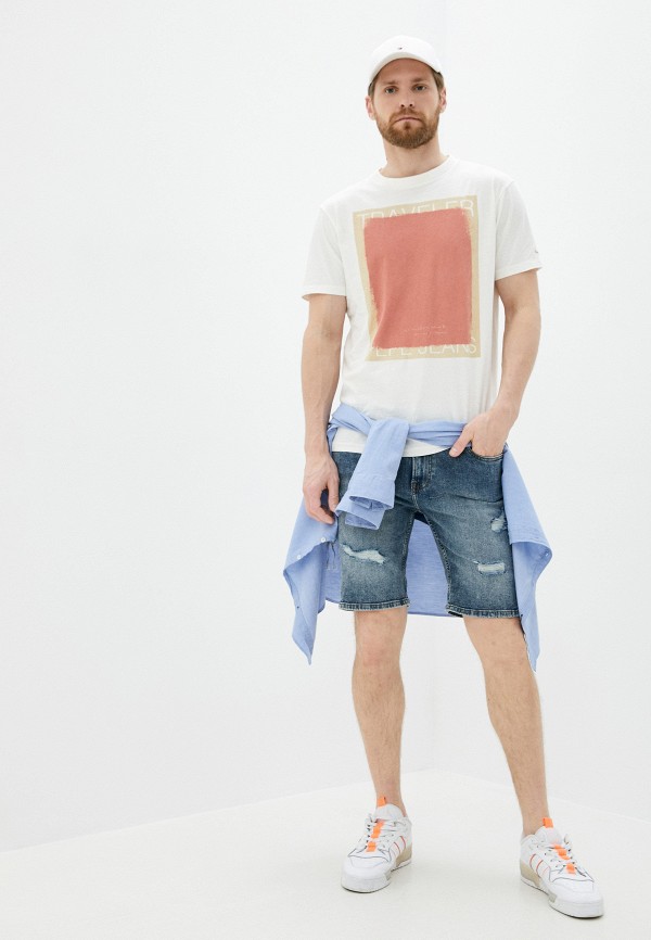 

Футболка Pepe Jeans, Белый, Pepe Jeans PE299EMIDZP2