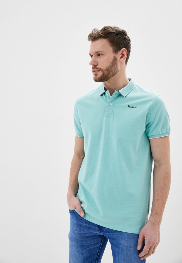 

Поло Pepe Jeans, Бирюзовый, Pepe Jeans PE299EMIDZQ3