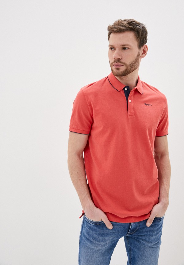 

Поло Pepe Jeans, Коралловый