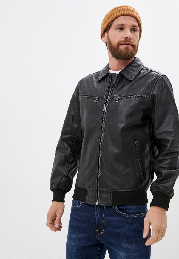 

Куртка кожаная Pepe Jeans, Черный, Pepe Jeans PE299EMJVSN0
