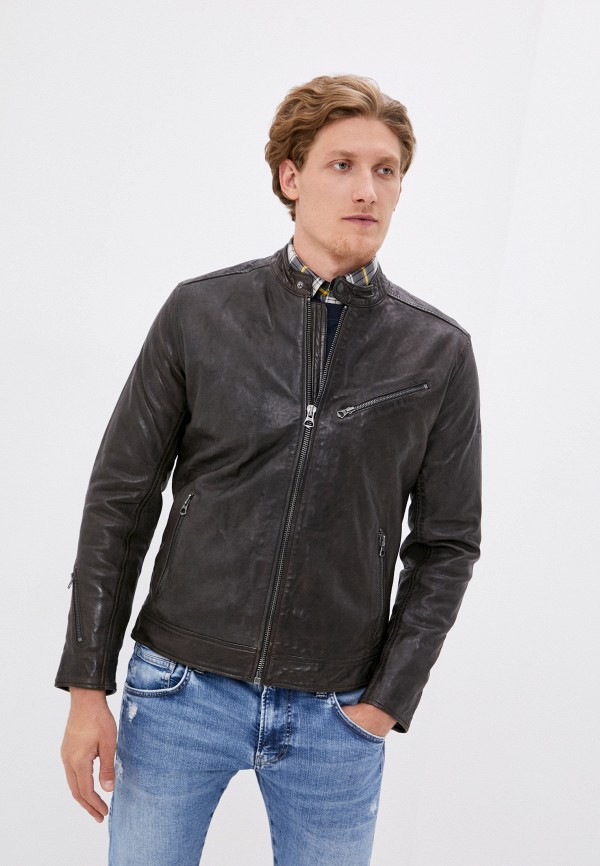 

Куртка кожаная Pepe Jeans, Черный