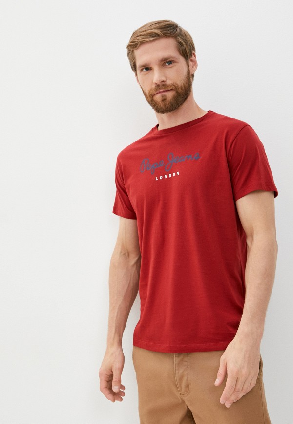 

Футболка Pepe Jeans, Бордовый