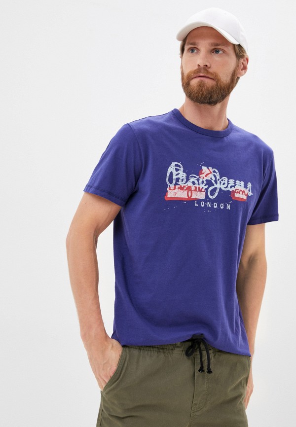 

Футболка Pepe Jeans, Синий